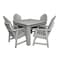 Highwood Usa Hamilton 5pc Square Outdoor Patio Furniture Dining Set AD-DNA44-CGE - alternate 1